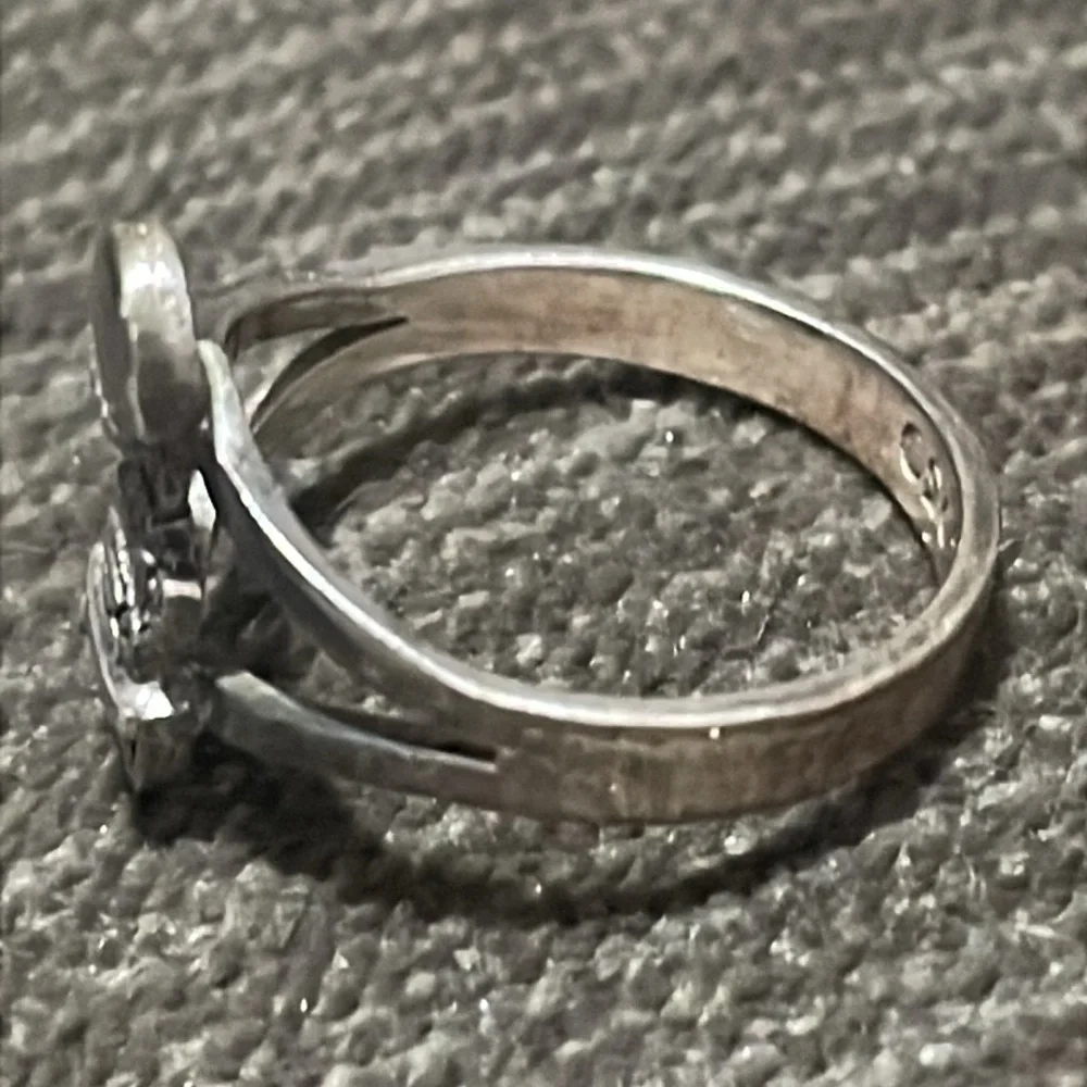 950 Sterling MEXICO INCAN TUMI AZTEC AZTECA RING Silver Fine Jewelry Size 7 VNTG - Picture 3 of 5